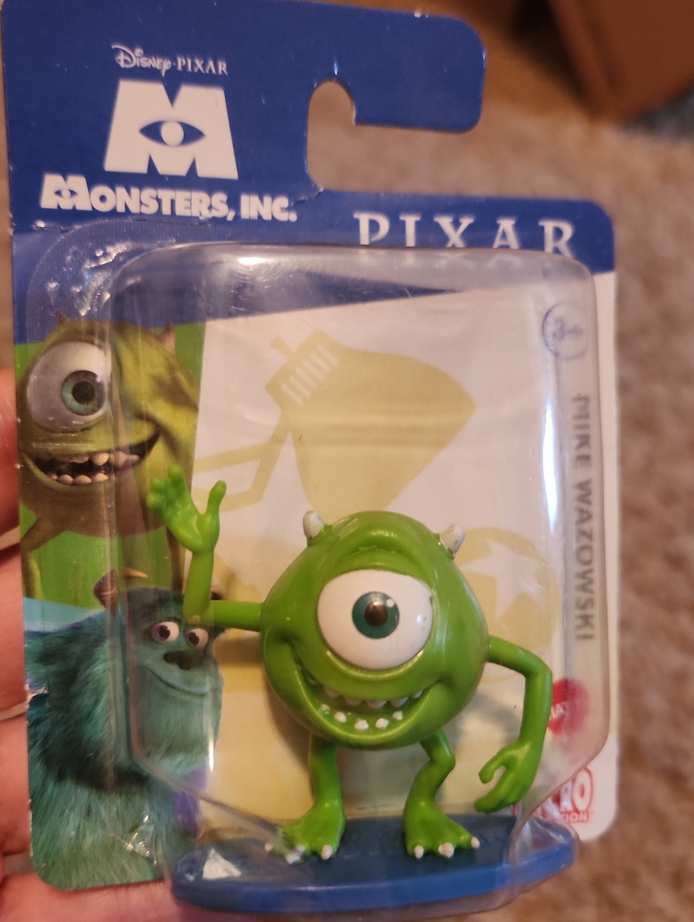Green Mike Wazowski One-Eyed Monster Action Figure From Monsters INC - Picture 1 of 4